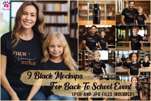 9 Black Mockups for Back to School Event: A Strategic Creative Asset for Modern Designers and Entrepreneurs