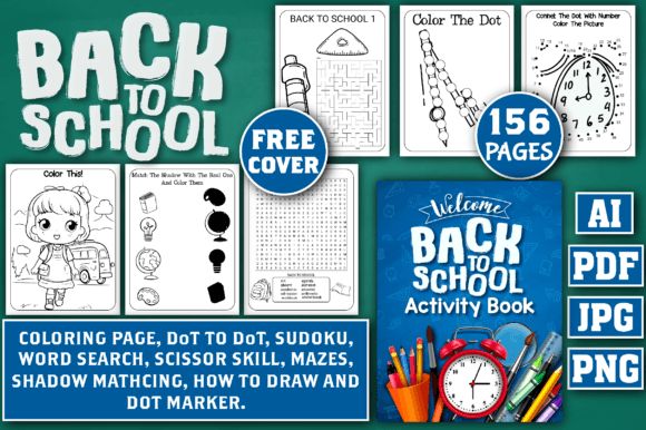 Back to School Activity Book for Kids -5