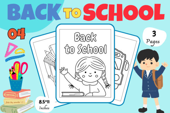 Back to School Coloring Pages 04