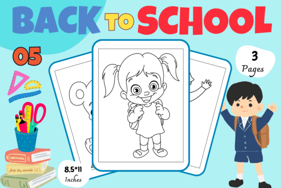 Back to School Coloring Pages 05