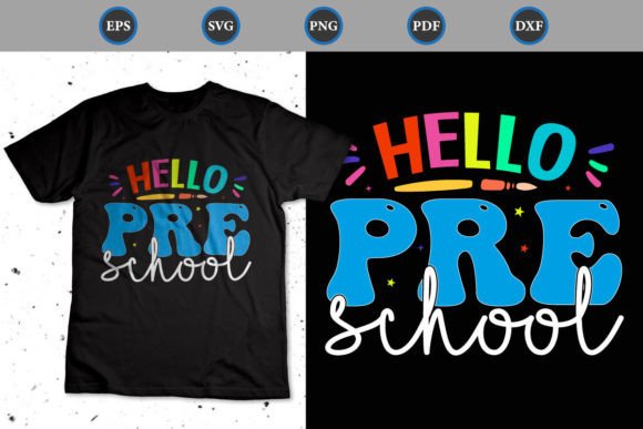 Back to School Hello Pre School: A Strategic Design Asset for Educators, Creators, and Small Businesses