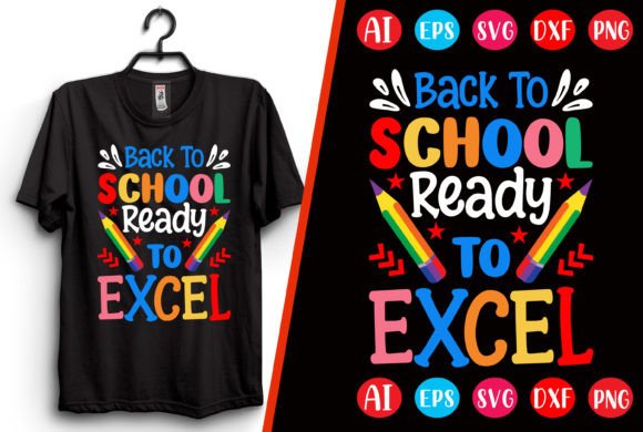 Back to School Ready T-shirt Design: Print-Ready, Flexible & Instantly Yours