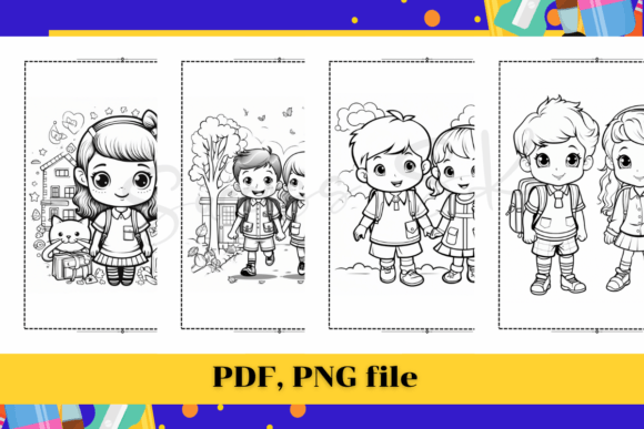Fun Back to School Coloring Pages 2, KDP: Creative Digital Assets for Educators, Designers & Entrepreneurs
