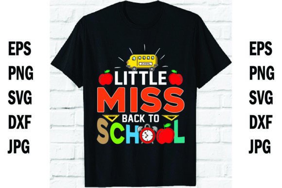 Little Miss Back to School T Shirt