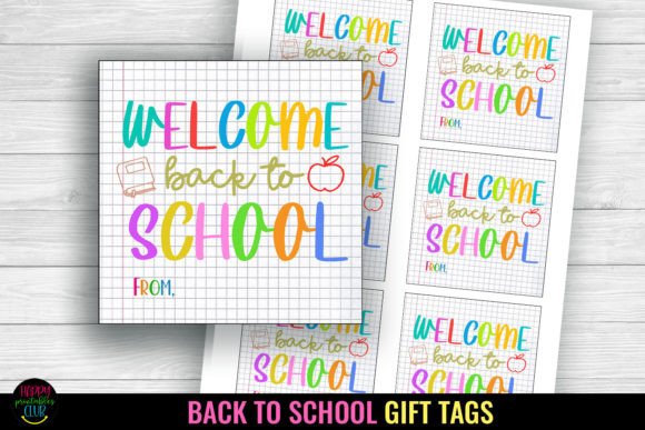 Welcome Back to School Gift Tags